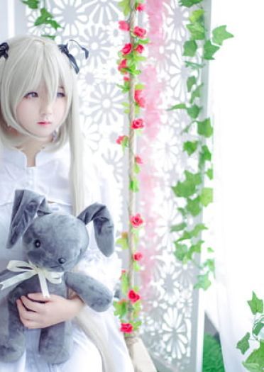 缘之空软萌少女 春日野穹COS