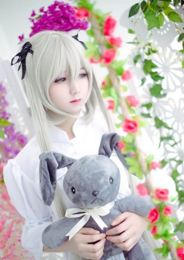 缘之空软萌少女 春日野穹COS