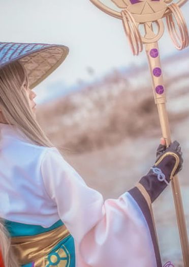 网易手游阴阳师 ssr式神青坊主超还原cosplay(1)