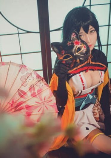 网易手游阴阳师 ssr式神妖刀姬 cosplay(1)