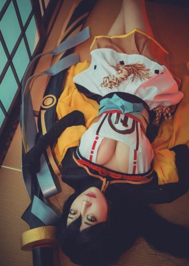 网易手游阴阳师 ssr式神妖刀姬 cosplay(1)