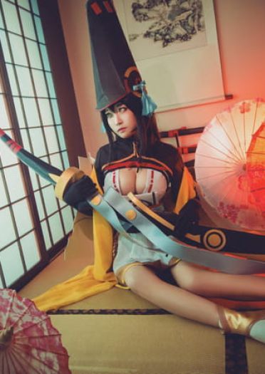 网易手游阴阳师 ssr式神妖刀姬 cosplay(1)