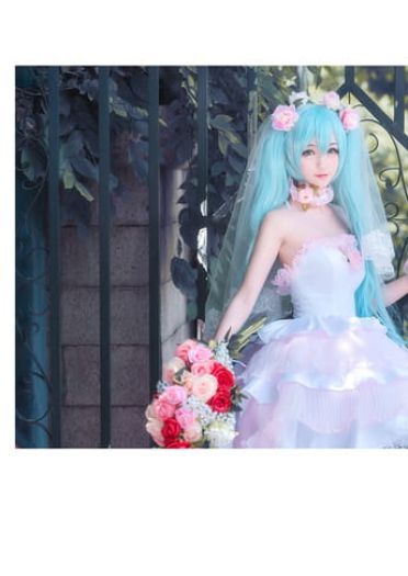 初音ミク同人花嫁 超萌cosplay写真图集