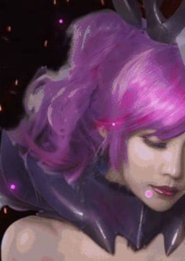 英雄联盟大 元素使拉克丝 光&暗 高清cos写真