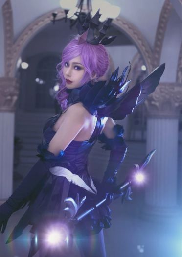 英雄联盟大 元素使拉克丝 光&暗 高清cos写真