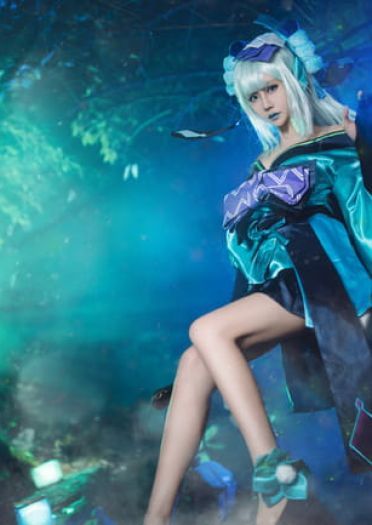 网易手游阴阳师 青行灯 cosplay