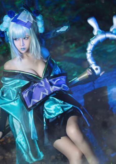 网易手游阴阳师 青行灯 cosplay