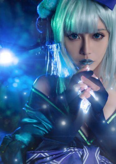 网易手游阴阳师 青行灯 cosplay