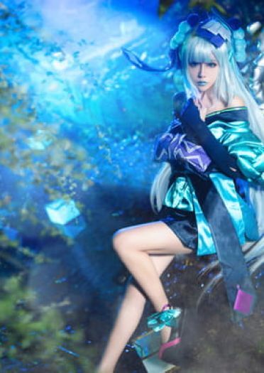 网易手游阴阳师 青行灯 cosplay