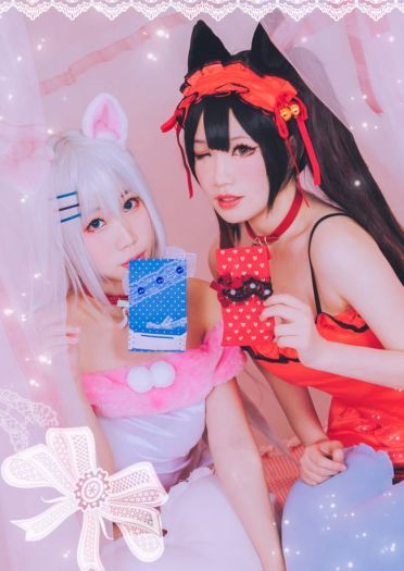 约会大作战 猫娘折纸&狂三超萌COS