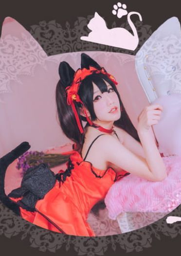 约会大作战 猫娘折纸&狂三超萌COS
