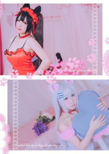 约会大作战 猫娘折纸&狂三超萌COS
