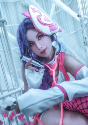 王者荣耀 爱心护理 荆轲 cosplay