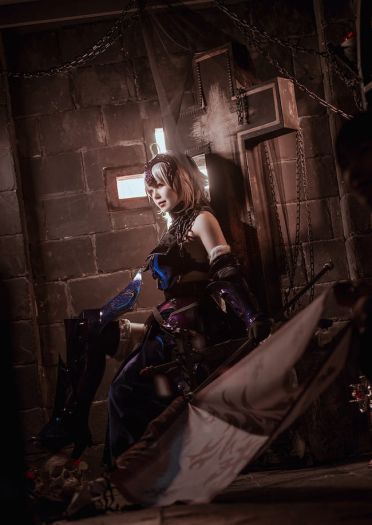 黑暗势力登场 黑化贞德&黑化saber cosplay(1)