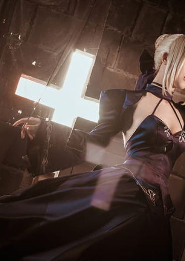 黑暗势力登场 黑化贞德&黑化saber cosplay(1)