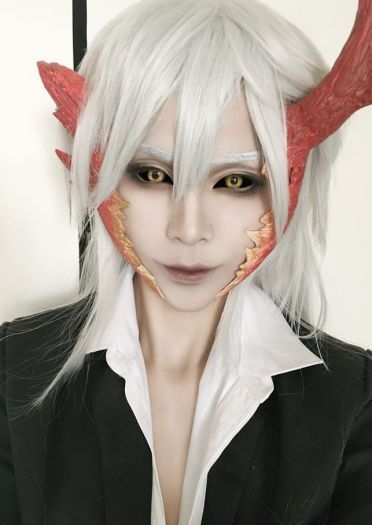 阴阳师茨木童子 COS妆面教程