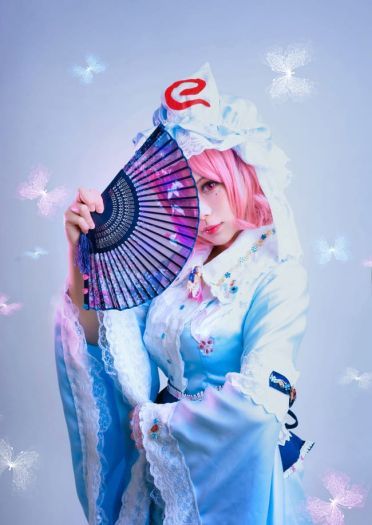 东方Project化蝶之梦 西行寺幽幽子COS