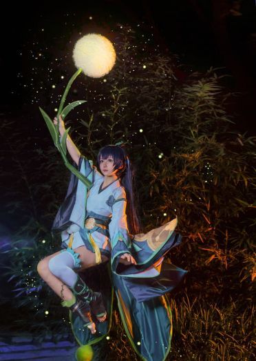 爸爸再奶我一口 网易手游阴阳师 莹草 cosplay(1)