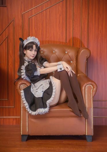 fate/stay night saber&远坂凛 女仆 cos