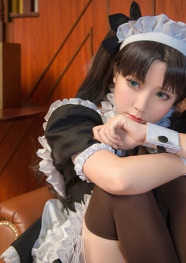 fate/stay night saber&远坂凛 女仆 cos