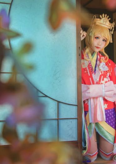 lovelive 元旦贺 绚濑绘里 cosplay(1)