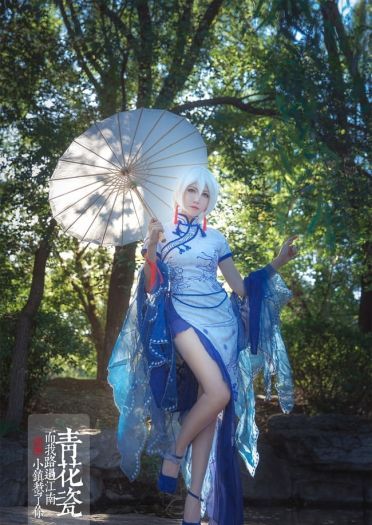 VOCALOID 青花瓷 言和 cosplay(1)