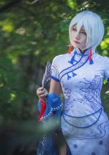 VOCALOID 青花瓷 言和 cosplay(1)