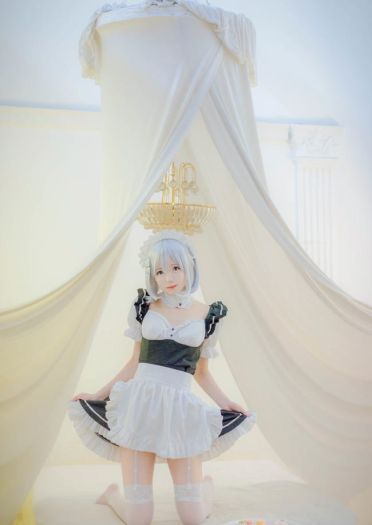 约会大作战 鸢一折纸 女仆装cosplay(1)