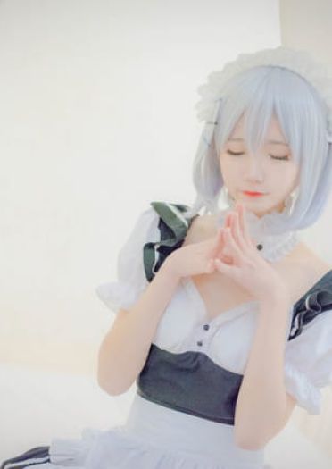 约会大作战 鸢一折纸 女仆装cosplay(1)