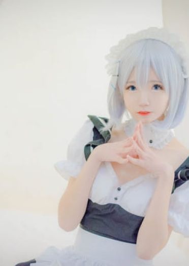 约会大作战 鸢一折纸 女仆装cosplay(1)