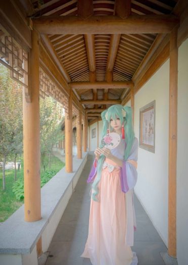 初音未来 中秋赋 诗意cosplay(1)