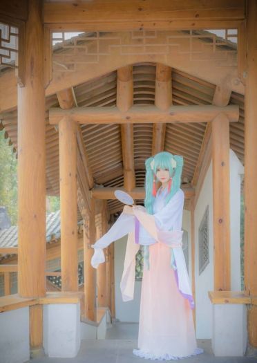 初音未来 中秋赋 诗意cosplay(1)