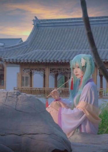初音未来 中秋赋 诗意cosplay(1)