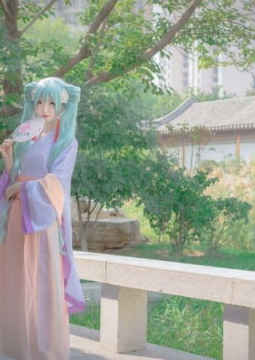 初音未来 中秋赋 诗意cosplay(1)