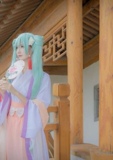初音未来 中秋赋 诗意cosplay(1)