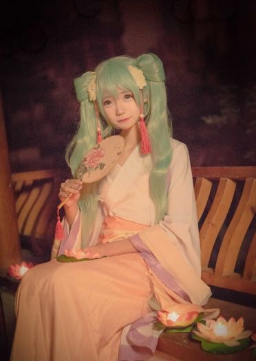 初音未来 中秋赋 诗意cosplay(1)