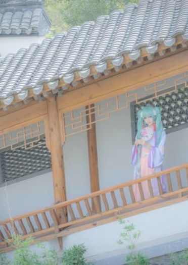 初音未来 中秋赋 诗意cosplay(1)