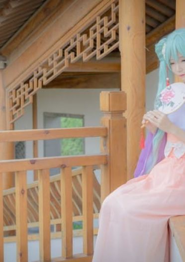 初音未来 中秋赋 诗意cosplay(1)