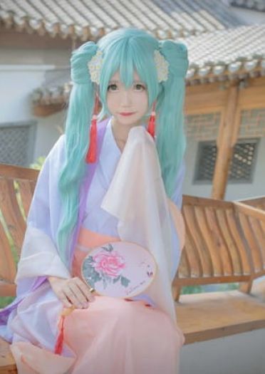 初音未来 中秋赋 诗意cosplay(1)