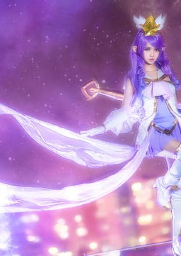 英雄联盟 魔法少女迦娜 超梦幻cosplay(1)