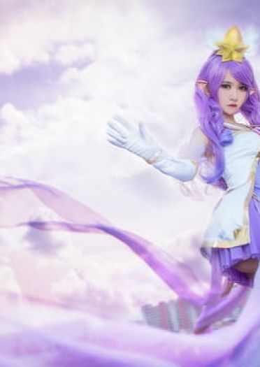 英雄联盟 魔法少女迦娜 超梦幻cosplay(1)