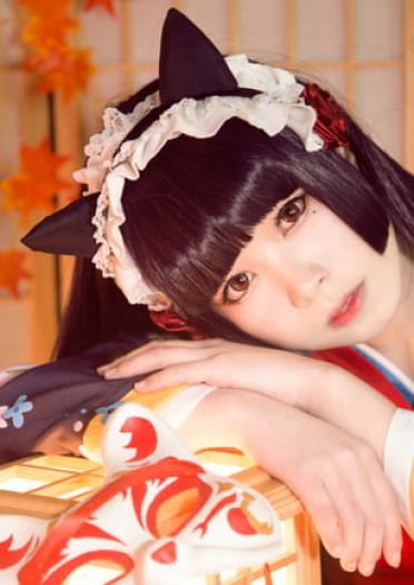 我的妹妹不可能那么可爱 黑猫和服 五更琉璃 cosplay(1)