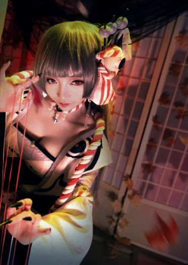 人形之舞 红叶 阴阳师超美cosplay(1)