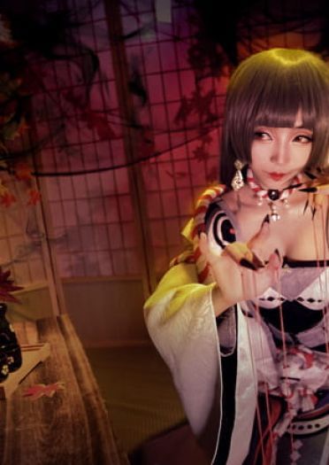 人形之舞 红叶 阴阳师超美cosplay(1)