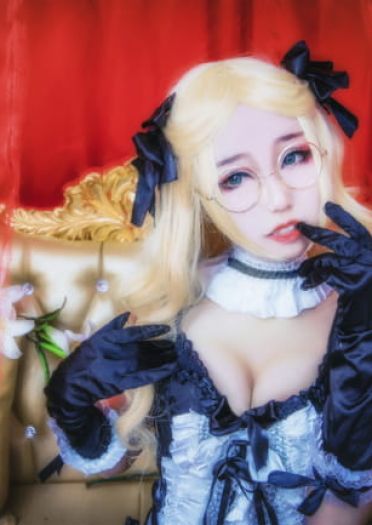 林之地带 眼镜娘白百合姬cosplay