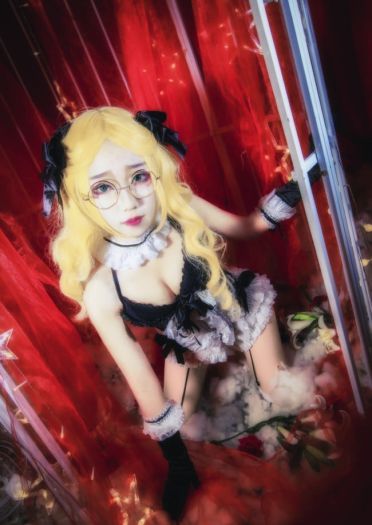 林之地带 眼镜娘白百合姬cosplay