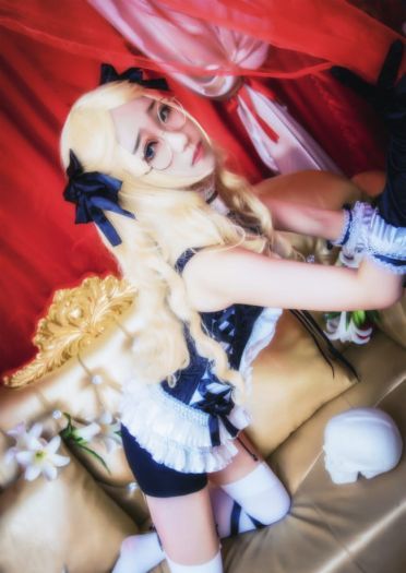 林之地带 眼镜娘白百合姬cosplay