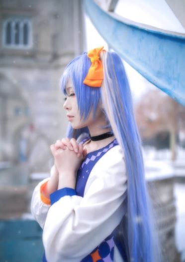 VOCALOID 初音未来 雪miku cosplay