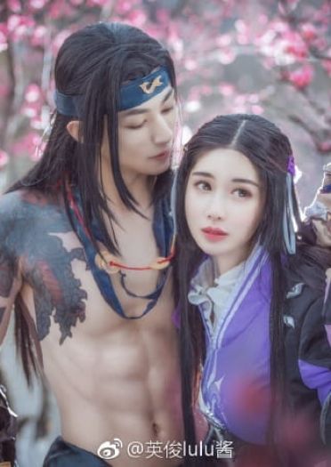 剑侠情缘网络版叁  瞿筱筱&秋宝 cosplay(1)