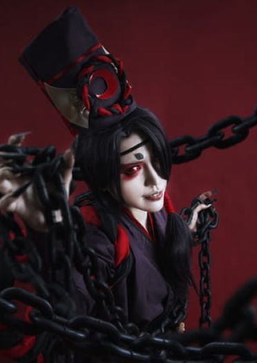 法华无常 网易手游阴阳师 鬼使黑&鬼使白 cosplay(1)